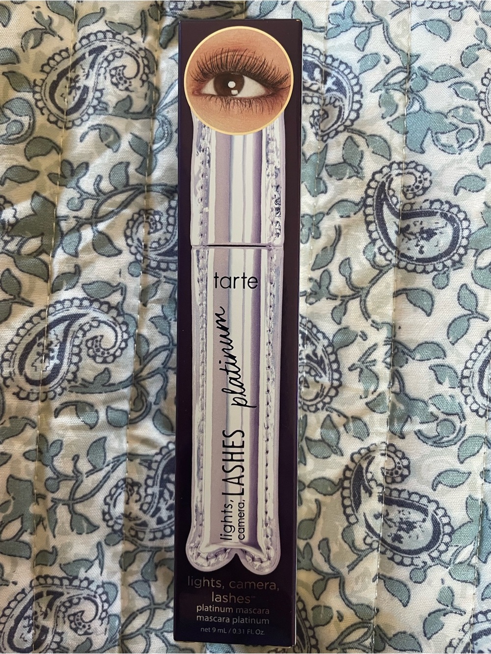 tarte lights, camera, LASHES platinum Mascara — Silver Packaging